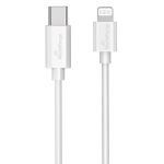 MediaRange Apple Lightning to USB Type-C Charge + Sync Cable 1m White image 2