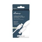 MediaRange Apple Lightning to USB Type-C Charge + Sync Cable 1m White image 5