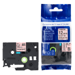 Compatible Brother AZe-MPCB31 12mm Black on Snowflake Tape (8 Meters)