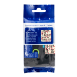 Compatible Brother TZe-MPCC31  12mm Black on Reindeer Pattern Tape (8 Meters)