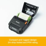 Brother RJ-3230B Mobile Receipt Label Printer With Battery 
