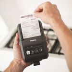 Brother RJ-3050 3" Mobile Printer in office 1