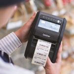 Brother RJ-3150 3" Mobile Printer Being Used 3