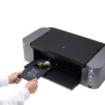 Canon PIXMA Pro 100S A3+ Colour Inkjet Printer front view printing