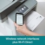 Brother DCP-L6600DW A4 Mono Laser Multifunction Printer Front View