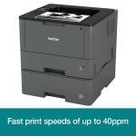 Brother HL-L5100DNT A4 Mono Laser Printer Left View