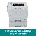 Brother HL-L6300DWT A4 Mono Laser Printer Lett View 