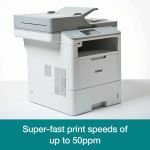 Brother MFC-L6900DW A4 All In One Mono Laser Printer Left View