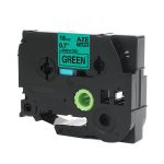 Compatible Brother TZe741 18mm Gloss Black On Green Tape
