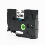 Compatible Brother TZE211 6mm Gloss Black On White Tape