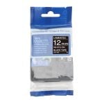 Compatible Brother TZ335 12mm Gloss White On Black Tape