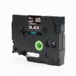 Compatible Brother TZ335 12mm Gloss White On Black Tape