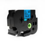 Compatible Brother TZ551 24mm Gloss Black On Blue Tape
