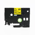 Compatible Brother TZ631 12mm Gloss Black On Yellow Tape 