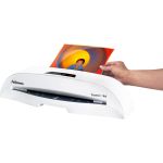 Fellowes Cosmic 2 A3 Laminator in use