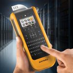 Dymo XTL 300 Label Maker in use