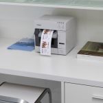 Epson TM-C3400 Colour Network Label Printer in office