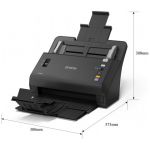 Epson WorkForce DS-860 A4 Sheetfed Scanner size guide