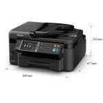 Epson WorkForce Pro WF-5690DWF A4 Colour Inkjet MFP front view sizes