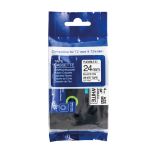 Compatible Brother TZFX251 24mm Flexi Tape Black On White Tape