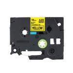Compatible Brother TZFX641 18mm Flexi Tape Black On Yellow Tape