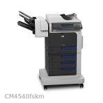 HP LaserJet Enterprise CM4540f A4 Colour Laser MFP Front View with Trays 3