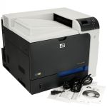 HP Color LaserJet CP4025n A4 Colour Laser Printer front view 1