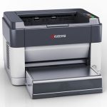 Kyocera FS-1041 A4 Mono Laser Printer open bottom paper tray