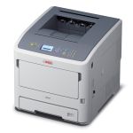 Oki B721dn A4 Mono LED Printer left view
