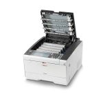 OKI C542dn A4 Colour LED Printer open top