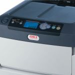 Oki C711n A4 Colour Printer close up