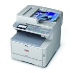 Oki MC362dn A4 Colour LED MFP left view