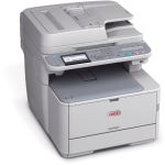 Oki MC363dn A4 Colour LED Multifunction Printer with stand