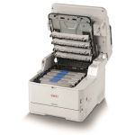 Oki MC363dn A4 Colour LED Multifunction Printer with stand