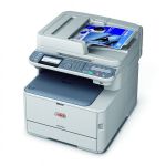 Oki MC562dn A4 Colour LED MFP Left View