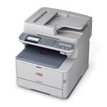 Oki MC562dn A4 Colour LED MFP Left View
