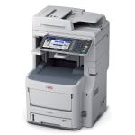 Oki MC780dnfax A4 Colour LED MFP with Fax left view 