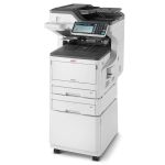 Oki MC853dnct A3 Colour Laser Multifunction Printer with trays