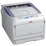 Oki C822dn A3 Colour LED Printer right view