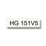 Brother HGE151V5 24mm Black On Clear Tape (5 pack)