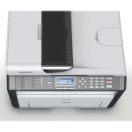 Ricoh SP 213SFNW A4 Mono Laser Multifunction Printer top view