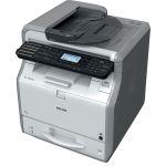 Ricoh SP3600 SF A4 Mono Laser Multifunction Printer left view