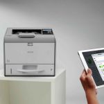 Ricoh SP400DN A4 Mono Laser Printer in office