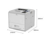 Ricoh SP450DN A4 Mono Laser Printer with sizes
