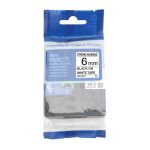 Compatible Brother TZS211 6mm Strong Adhesive Black On White