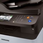 amsung C1860FW A4 Colour Laser MFP close up 2
