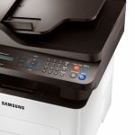 Samsung M2885FW A4 Mono Laser MFP with Fax close up 1