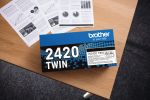 Brother TN2420 High Capacity Black Toner Cartridge (2 x 3,000 Pages*) Twin Pack - TN2420TWIN