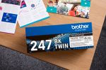 Brother TN247BK Black Toner Cartidge (2 x 3,000 Pages*) Twin Pack