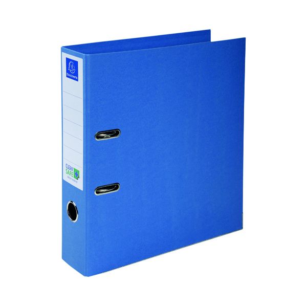 Clean Safe Lever Arch File 70mm Blue (10 Pack) 53222E